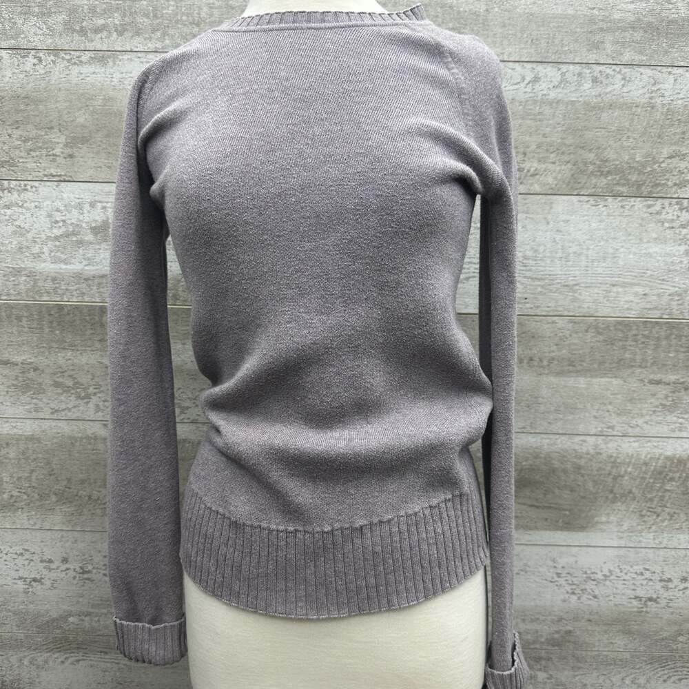Lululemon Women's Long Sleeve Raglan Pullover Sweater with Thumbholes, Gray